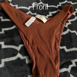 Aerie Ribbed Swim Bottom